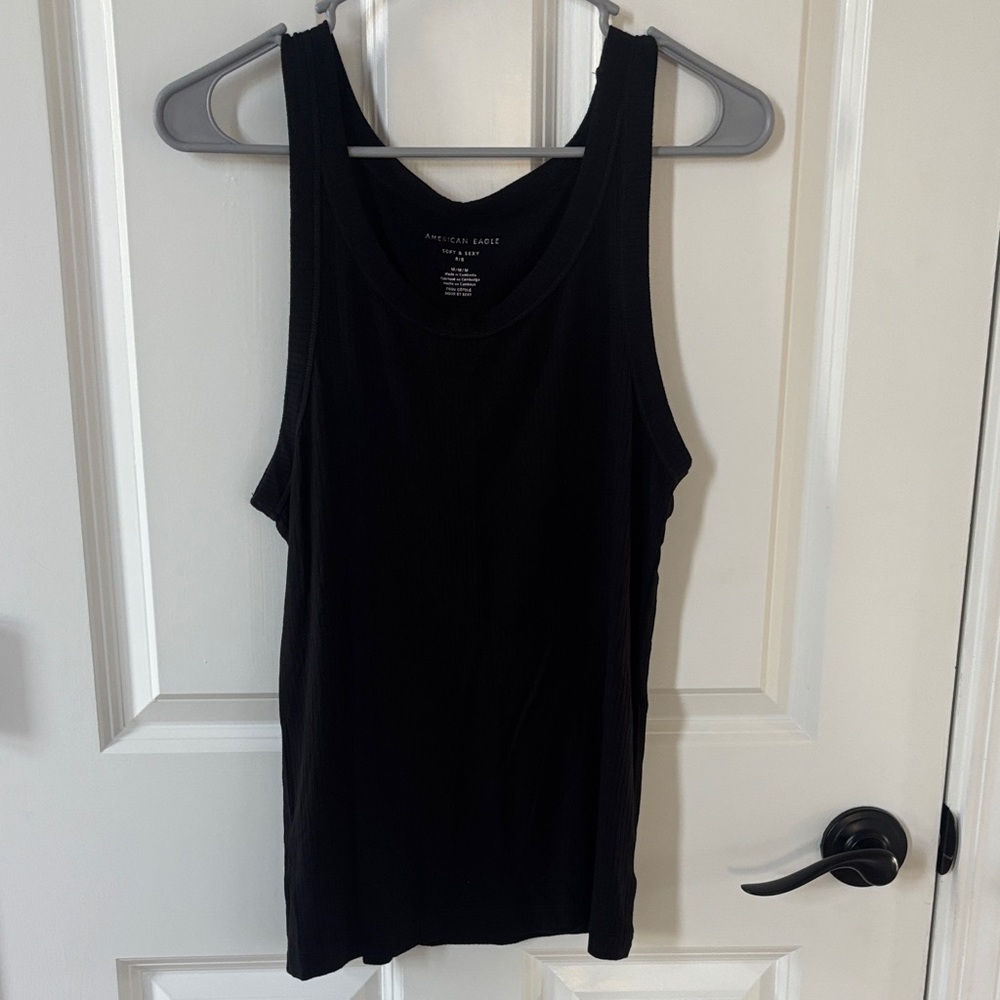 American Eagle Outfitters Black Tank Top